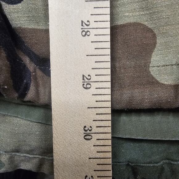 Vintage M65 Field Jacket Large Alpha Ind Woodland Camo Grunge Streetwear Skater - Picture 13 of 15